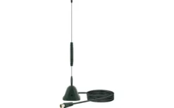 Schwaiger DVB-T2 Antenna Ad Asta Con Base Magnetica (attiva)