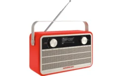 TechniSat DAB+ Transita 120 IR Radio Digitale In Look Retrò Con Batteria Ricaricabile 24 Ore