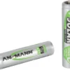 Ansmann Solar Micro AAA 550 MAh NiMH Batteria Ricaricabile Ricaricabile (confezione Da 2)