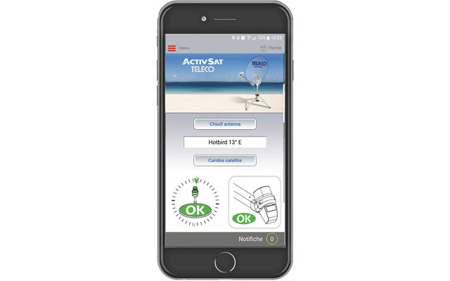 Teleco Activsat Smart Sistema Satellitare Completamente Automatico 65 Cm (LNB Singolo) - immagine 4