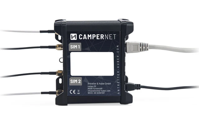 Campernet Yacht Antenna WiFi / LTE Tetto Antenna E Router Set Completo - Passacavo Sul Lato - immagine 6