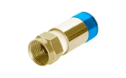 Megasat F Compression Plug 7mm Per Cavo Coassiale Blu
