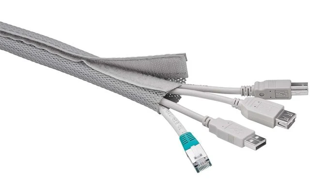 Goobay CM WireSleeve Guaina Del Cavo 1,8 M Nero - immagine 3