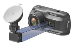 Kenwood DRV-A501W Wide Quad HD Dashcam Con G-Sensor E GPS E Collegamento Wireless Nero