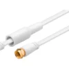 Goobay BKF FLAT Cavo Piatto Per Antenna SAT 1.5m