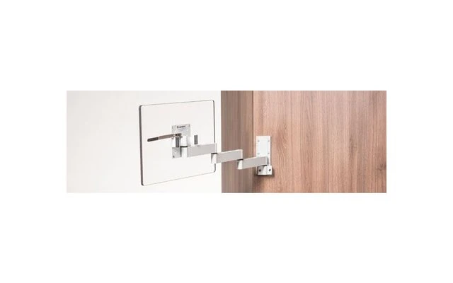 Caratec Flex CFW400A TV Supporto A Parete 4 Punti Di Rotazione Argento - immagine 4