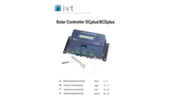 IVT SCDplus Solar Controller Regolatore Di Carica 12 V / 24 V 15 A