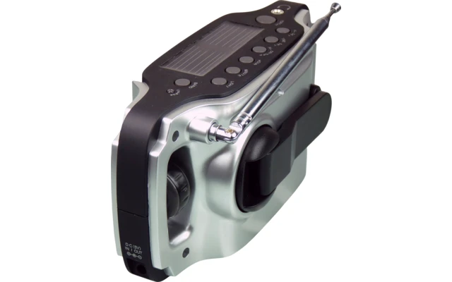 PowerPlus Lynx Dynamo Radio USB Solare Con Luce LED