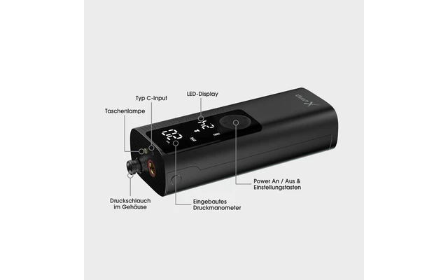 Xlayer Mobile Battery Compressore D'aria 8,0 Bar 2.000 MAh - immagine 4