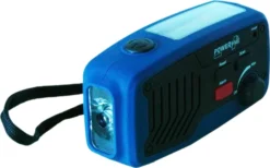 PowerPlus Panther Dynamo Radio USB Solare Con Luce LED 5 In 1