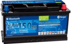 Batteria Al Litio Berger 150Ah Con Alloggiamento 100Ah